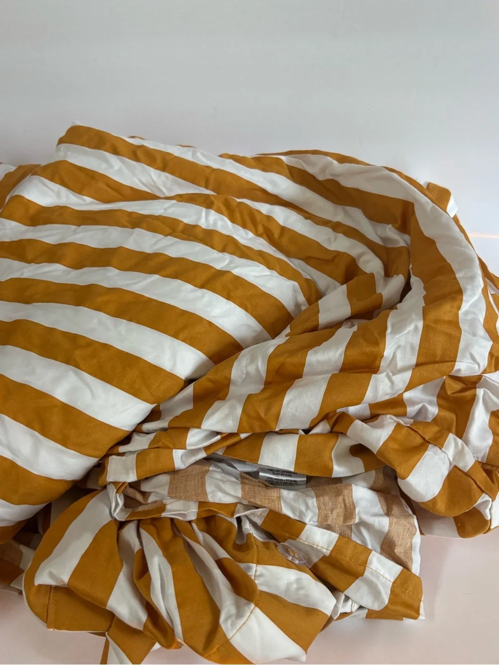 NWOT Anthropologie Organic Cotton Sateen Printed Duvet Cover Size Queen